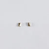 handmade 14K gold multi facet earrings