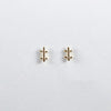handmade 14K gold multi bar earrings