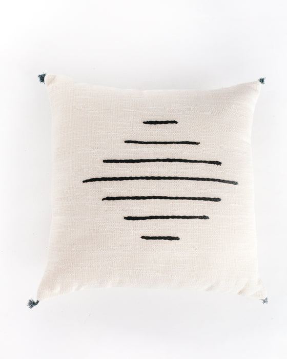 Handwoven Geometrical Embroidered Cotton Pillows